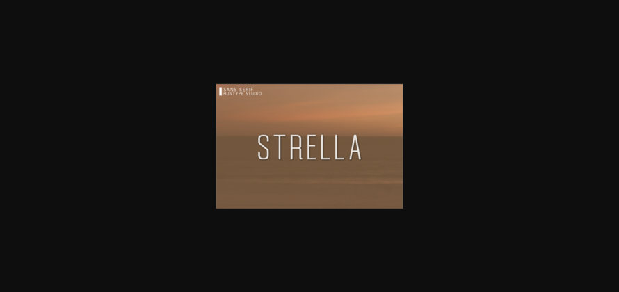 Strella Font Poster 3