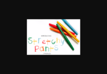 Stretchy Pants Font Poster 1