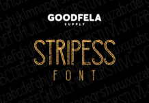 Stripess Font Poster 1