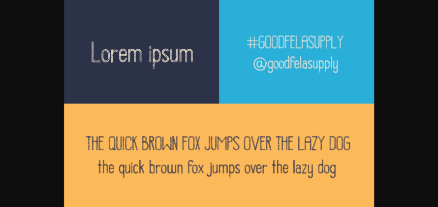 Stripess Font Poster 4