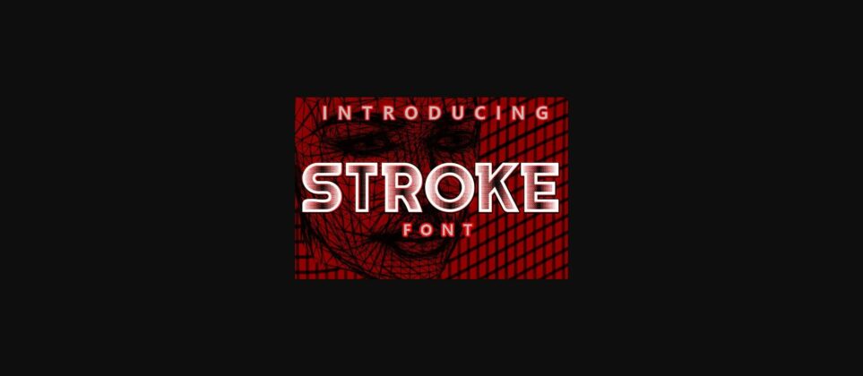 Stroke Font Poster 3