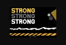 Strong Font Strong Font Poster 1