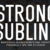 Strong Subline Font