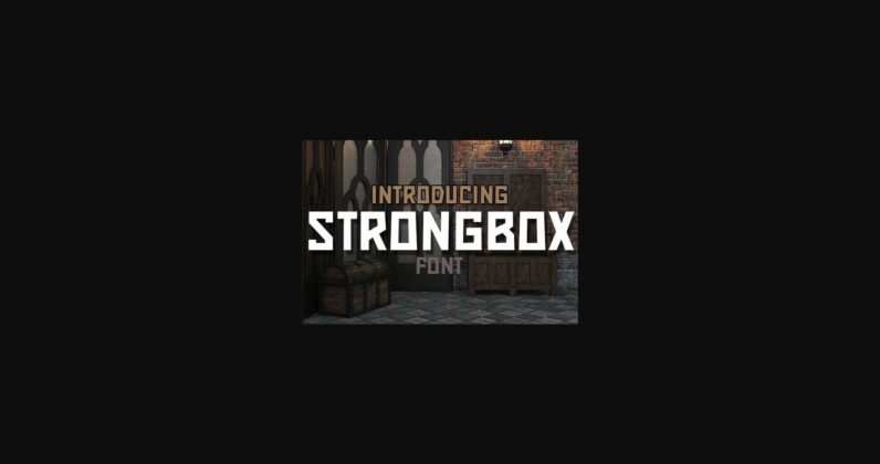 Strongbox Font Poster 3