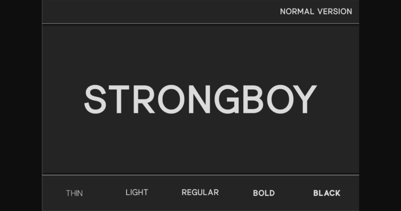 Strongboy Font Poster 3