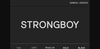 Strongboy Font Poster 1