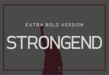 Strongend Extra Bold Font Strongend Extra Bold Font