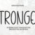 Stronger Font