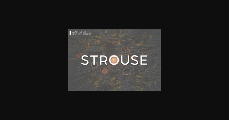Strouse Font Poster 3