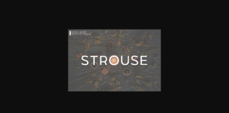 Strouse Font Poster 1