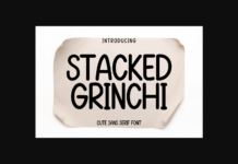 Stucked Grinchi Font Poster 1