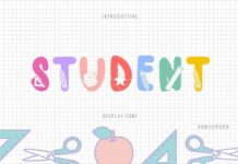 Student Font Poster 1