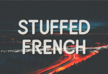 Stuffed French Font Poster 1