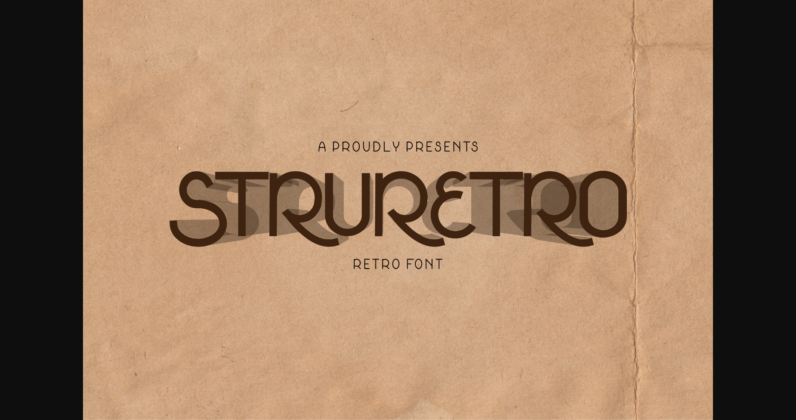 Sturetro Font Poster 3
