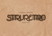 Sturetro Font Poster 1