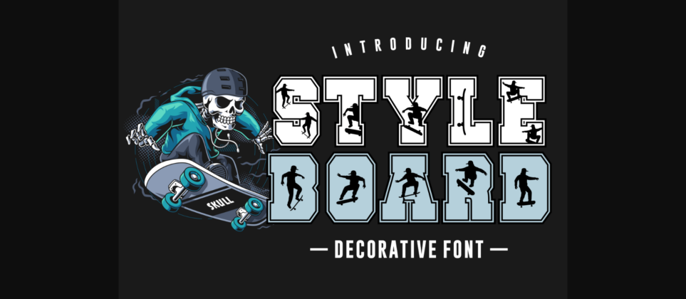 Style Board Font Poster 3