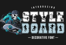 Style Board Font Poster 1