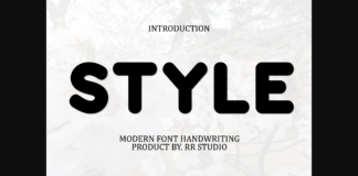 Style Font Poster 1