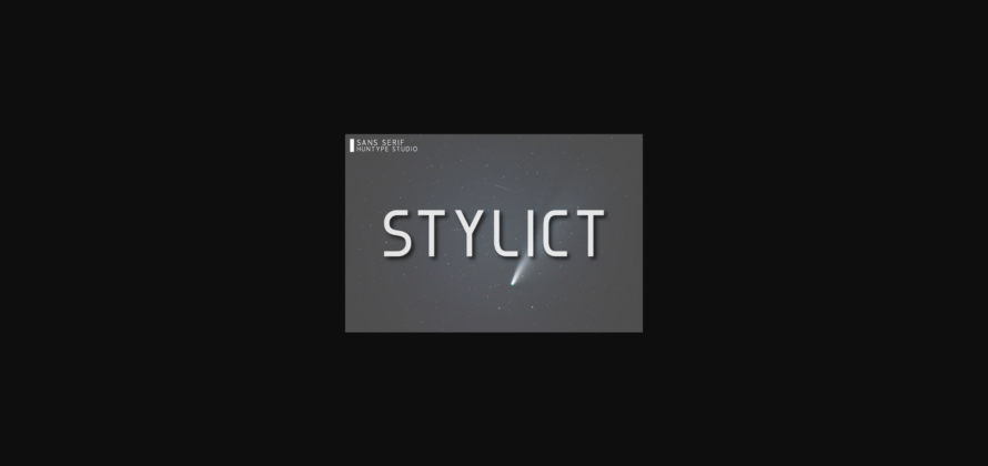 Stylict Font Poster 3
