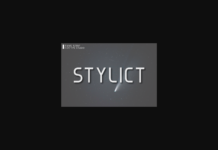 Stylict Font Poster 1