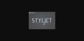 Stylict Font Poster 1