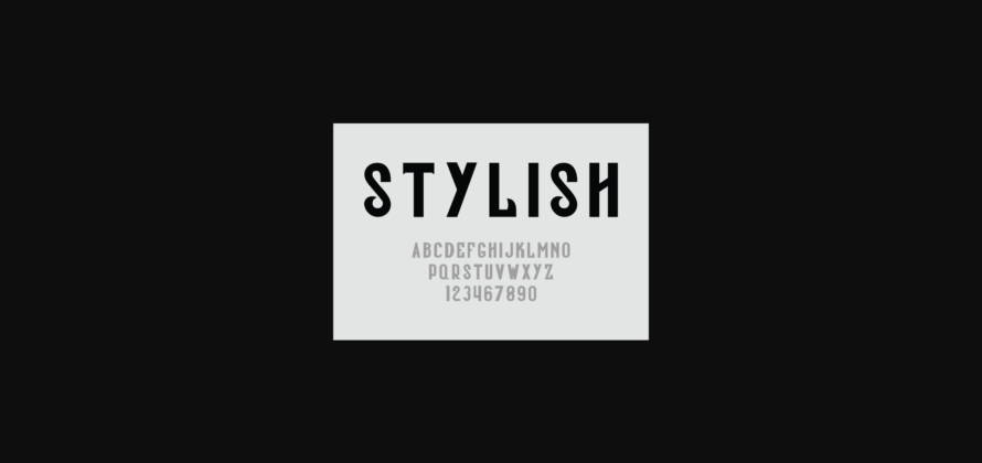 Stylish Font Poster 4