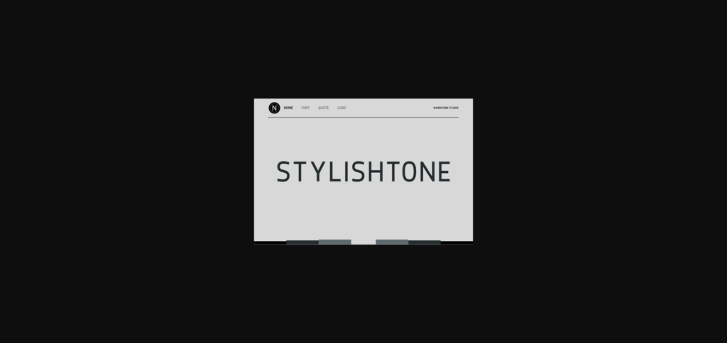 Stylishtone Font Poster 3