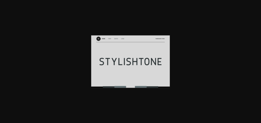 Stylishtone Font Poster 3