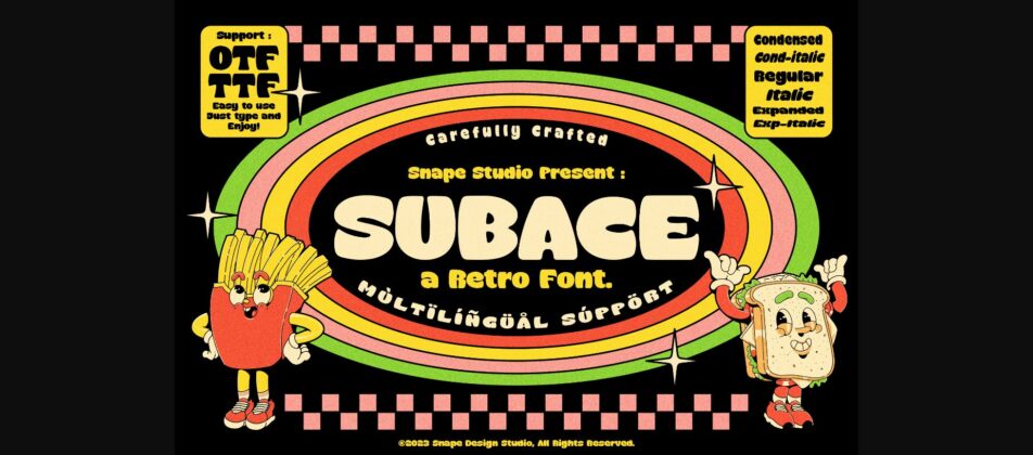 Subace Font Poster 3