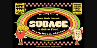 Subace Font Poster 1