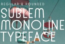 Sublem Font Poster 1