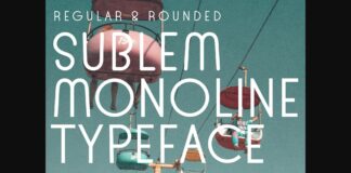 Sublem Font Poster 1