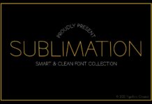 Sublimation Font Poster 1