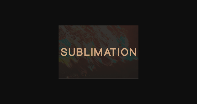 Sublimation Font Poster 3