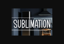 Sublimation Font Poster 1