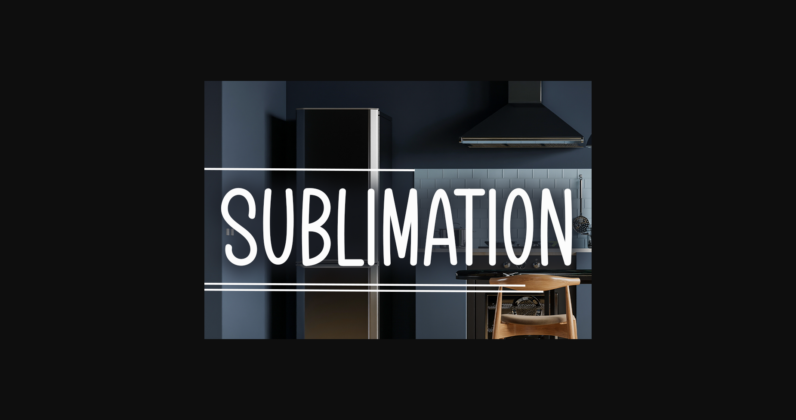 Sublimation Font Poster 1