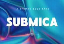 Submica Font Poster 1