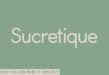 Sucretique Font Poster 1