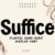 Suffice Font