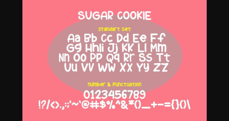 Sugar Cookie Font Poster 2