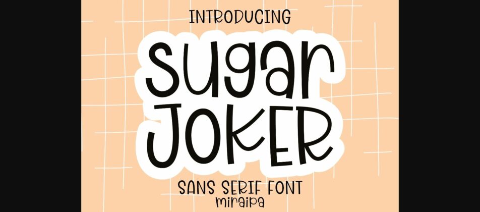 Sugar Joker Font Poster 3