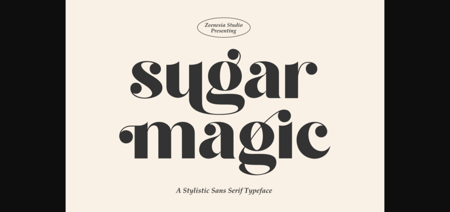 Sugar Magic Font Poster 3