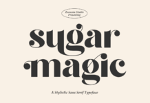 Sugar Magic Font Poster 1