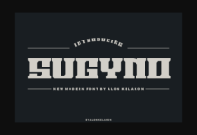 Sugyno Font Poster 1