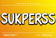 Sukperss Font Poster 1