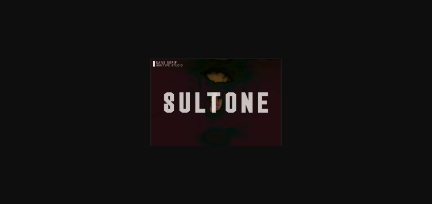 Sultone Font Poster 3