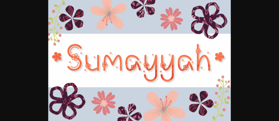 Sumayyah Font Poster 3