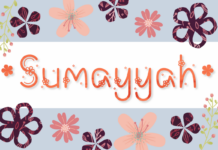 Sumayyah Font Poster 1