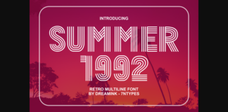 Summer 1992 Font Poster 1