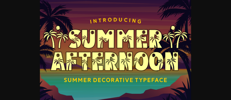 Summer Afternoon Font Poster 3
